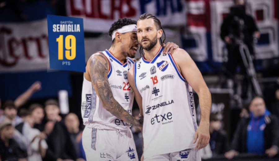 imagen de Nacional, sufriendo, derrotó 103-98 a Aguada y forzó la sexta final de la LUB