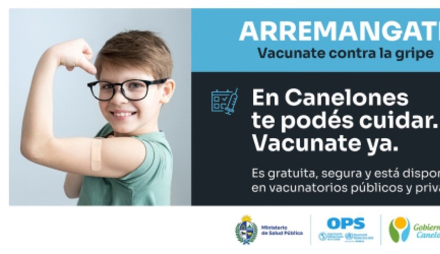 imagen de Canelones adhiere a la campaña de vacunación contra la gripe del MSP Arremangate