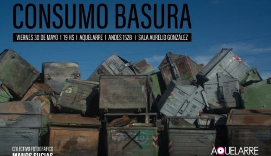 imagen de Exposición fotográfica “Consumo Basura” en Aquelarre