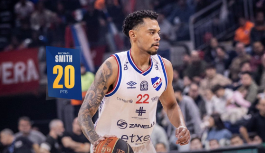 imagen de Nacional venció 79-77 a Aguada y se consagró campeón de la Liga Uruguaya de Básquetbol