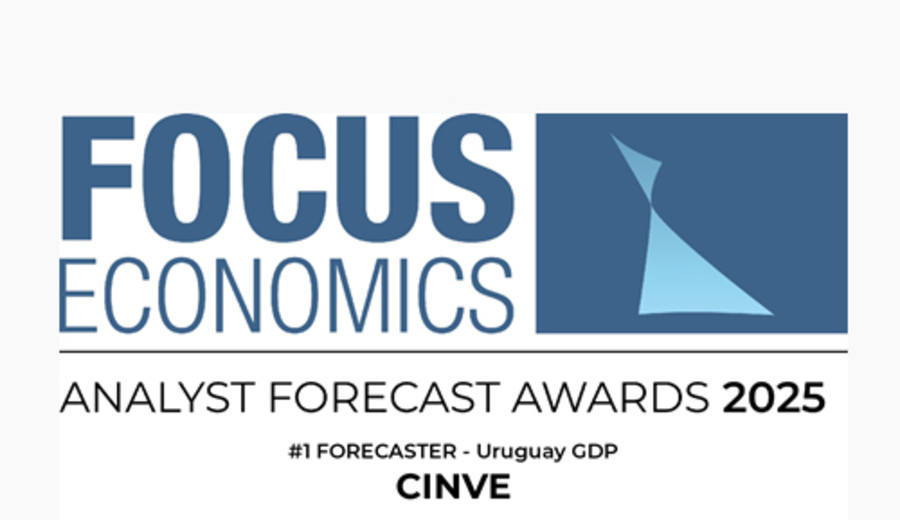 imagen de CINVE recibe distinción como mejor predictor del Producto Interior Bruto (PIB) de Uruguay en 2024