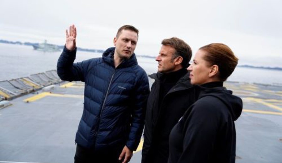 imagen de Macron vuela a Groenlandia y desafía a Trump
