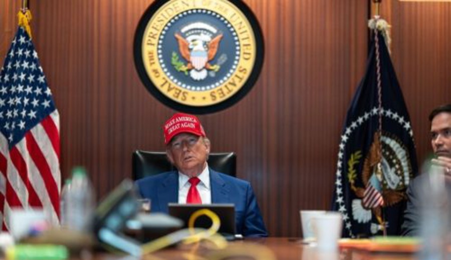 imagen de Donald Trump anuncia un "cese del fuego total" entre Israel e Irán