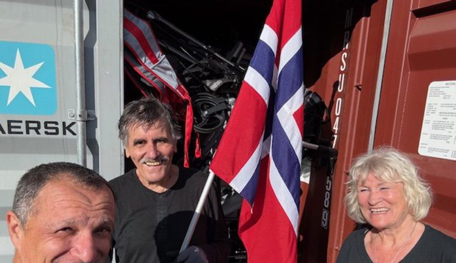 imagen de Contenedores 158 y 159: Nueva donación de Hjelpemiddelfondet de Noruega hacia Uruguay