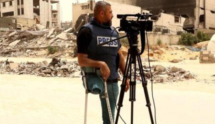 imagen de Periodistas en peligro de morir de hambre en Gaza