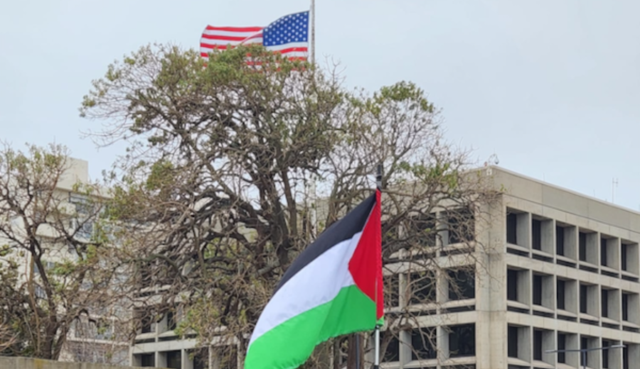 imagen de Manifestación ante embajada de EE.UU. contra el genocidio en Gaza