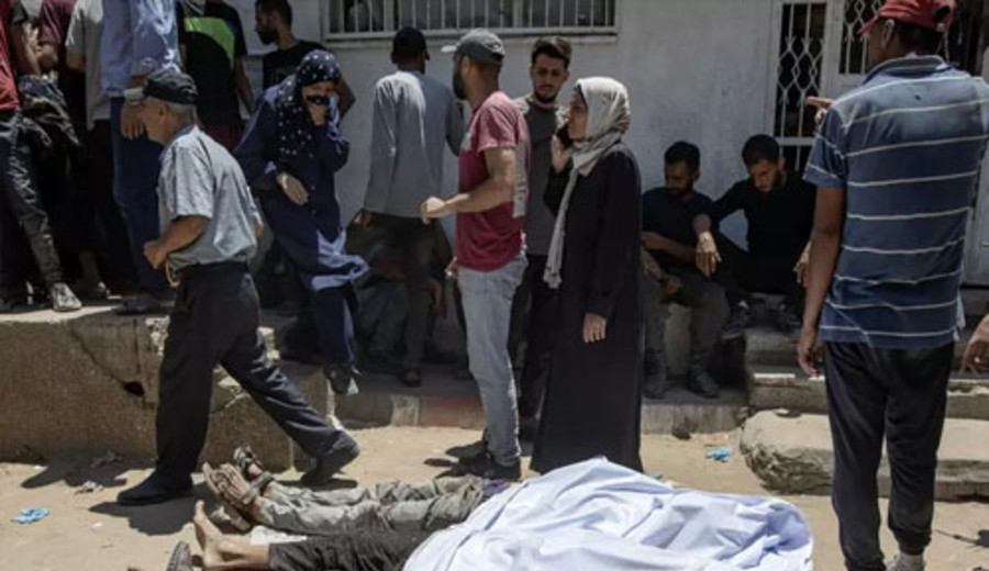 imagen de Gaza: 21 palestinos muertos, 12 buscaban comida