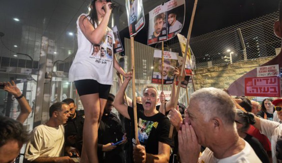 imagen de Decenas de miles de personas salen a las calles de Tel Aviv contra el plan para ocupar la ciudad de Gaza