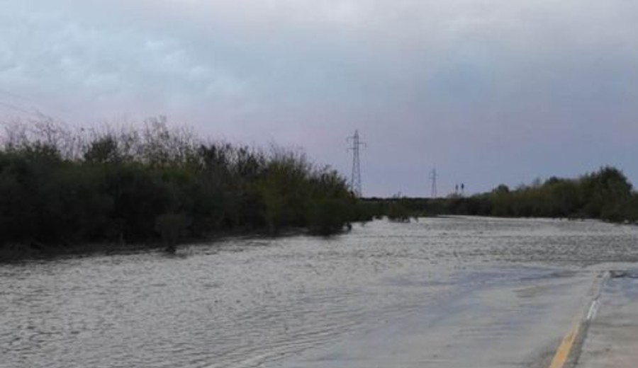imagen de Rutas cortadas por lluvia en Soriano y Colonia