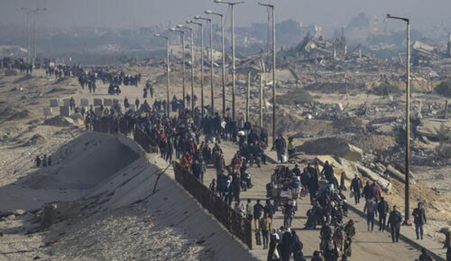imagen de FDI, la evacuación de la ciudad de Gaza es inevitable