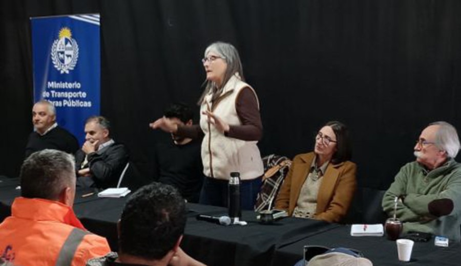 imagen de Planteos realizados a la ministra Lucía Etcheverry en Nueva Palmira