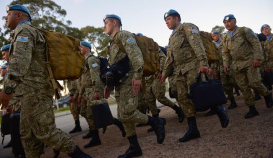 imagen de Retornó al país el segundo contingente, de 174 efectivos, de militares provenientes del Congo