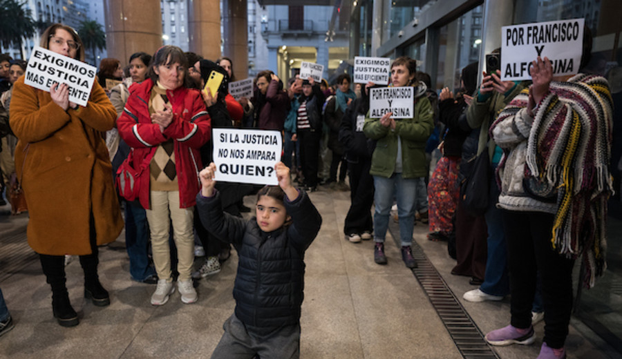 imagen de “Alfonsina y Francisco”: Colectivo contra violencia de género se movilizó tras doble filicidio