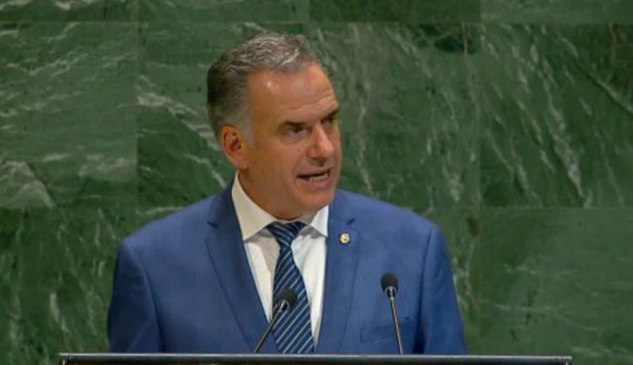imagen de Orsi en la ONU: dejar de lado “el viejo precepto de que la guerra es la continuación de la política por otros medios”