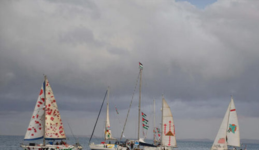 imagen de La Flotilla humanitaria mantiene su rumbo hacia Gaza y se aproxima a la zona de riesgo, el miércoles será el "Día D"