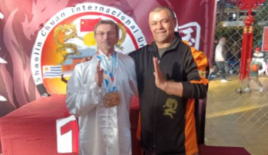 imagen de Rolando Chialvo doble campeón Sudamericano de artes chinas