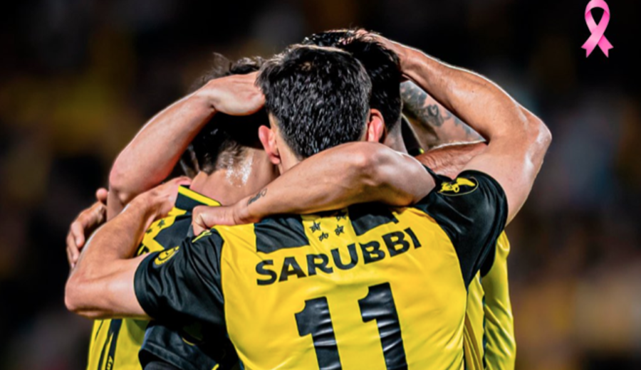 imagen de Peñarol le ganó a Wanderers 3-0 y se perfila hacia el título del Clausura