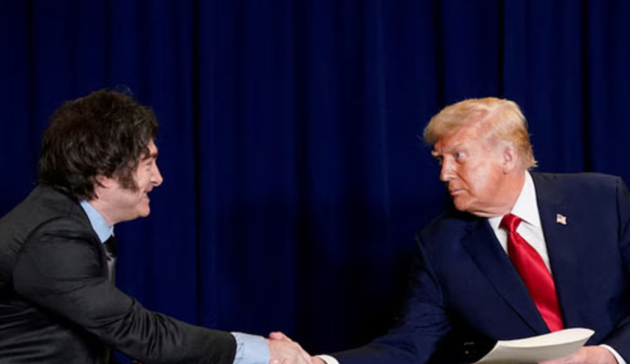 imagen de Donald Trump: “Argentina está luchando por su vida, se están muriendo”