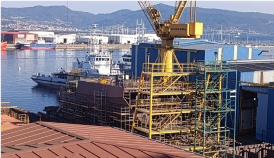 imagen de ¿A qué nivel está la construcción de la patrulla oceánica en Cardama?