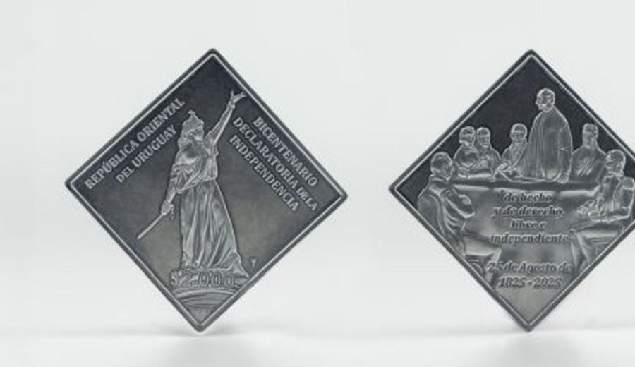 imagen de Banco Central presentó la Moneda del Bicentenario de la Independencia