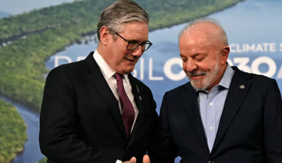 imagen de Keir Starmer y Lula da Silva coincidieron en que la energía limpia es la oportunidad económica del siglo XXI