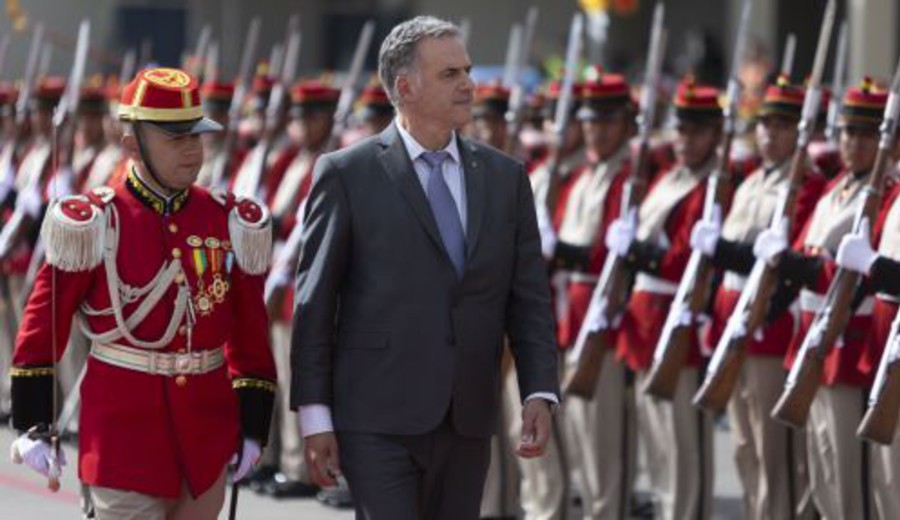 imagen de Orsi llegó a Bolivia para participar este sábado en la asunción de Rodrigo Paz Pereira