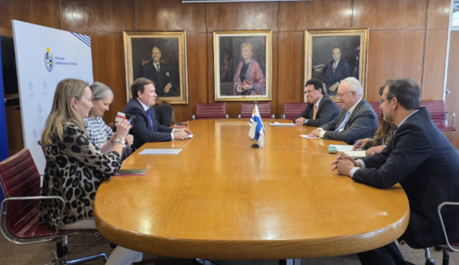 imagen de Uruguay y Finlandia fortalecen lazos para cooperar en comercio exterior, innovación y tecnología