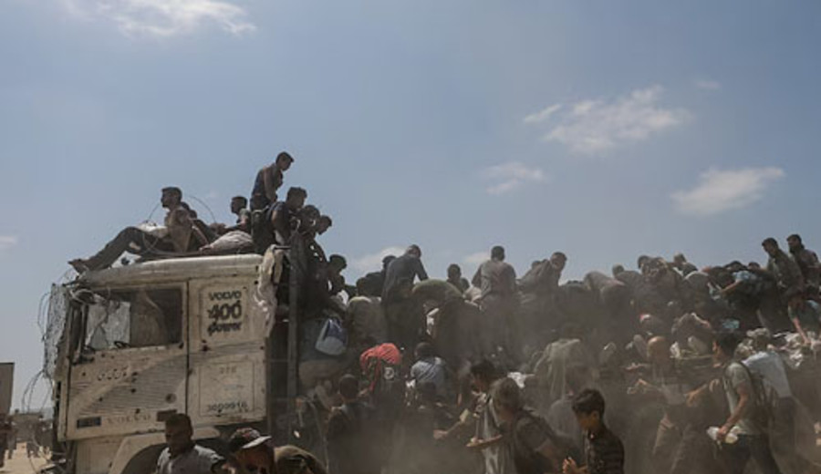 imagen de El Ejército israelí habilitó el cruce de Zikim para la entrada de ayuda humanitaria en la Franja de Gaza