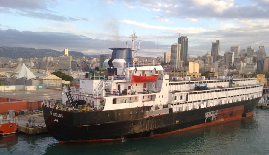 imagen de Spiridon II, con 2.901 vacas uruguayas, espera poder dejar la carga en el Líbano