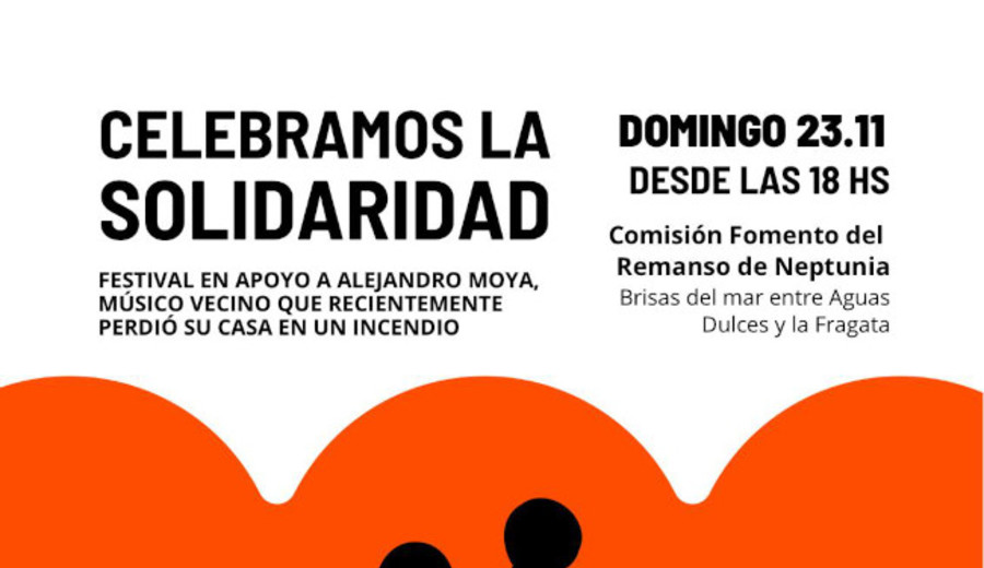imagen de Festival solidario en apoyo del músico Alejandro Moya este domingo 23 desde las 18 hs en el Remanso de Neptunia
