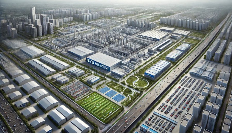 imagen de China construyó la fábrica de autos autosuficiente más grande del mundo que funciona como una ciudad completa