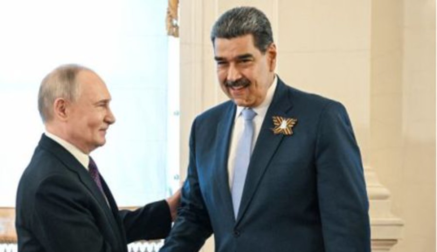 imagen de Putin manifiesta su apoyo a Nicolás Maduro ante presión de Donald Trump