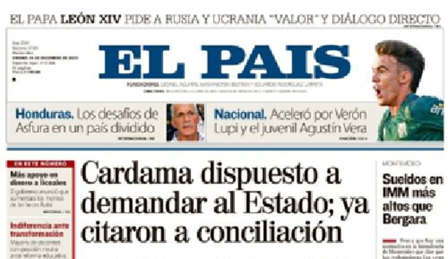 imagen de Cardama sin límites. Demandarán al Estado Uruguayo por su estafa infame