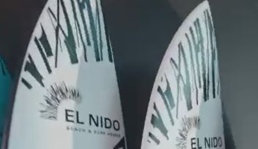 imagen de Lacalle Pou y su mansión con olas artificiales