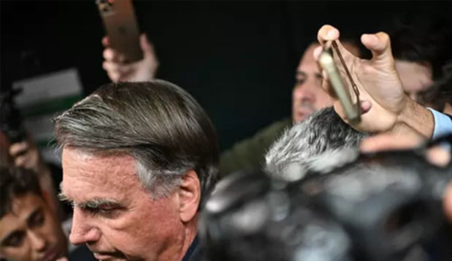 imagen de Primera noche de Bolsonaro en su nueva celda