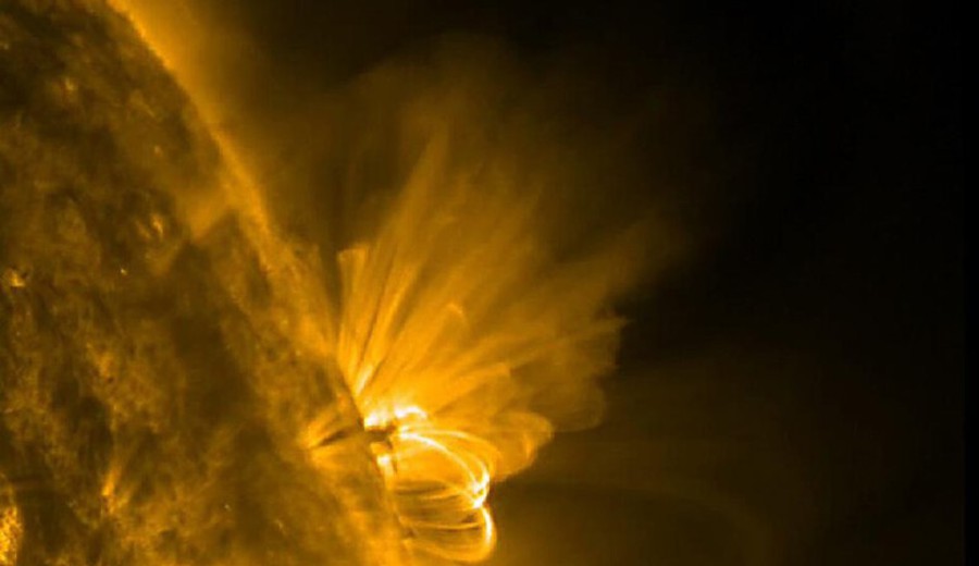 imagen de La tormenta solar más poderosa desde 2003