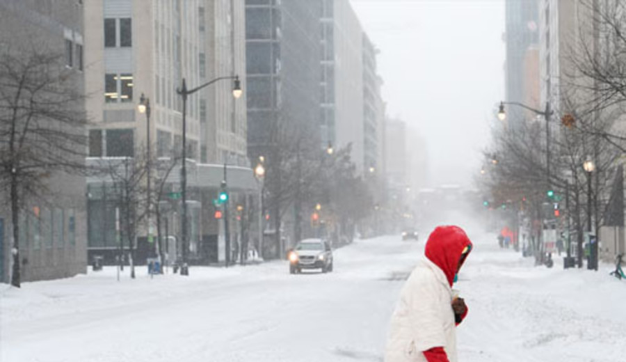 imagen de Ola de frío en Estados Unidos: se estrelló un avión con ocho personas a bordo que intentaba despegar en Maine