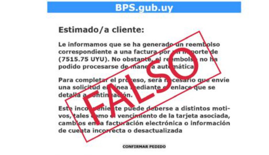 imagen de BPS alerta por intentos de fraude (phishing)