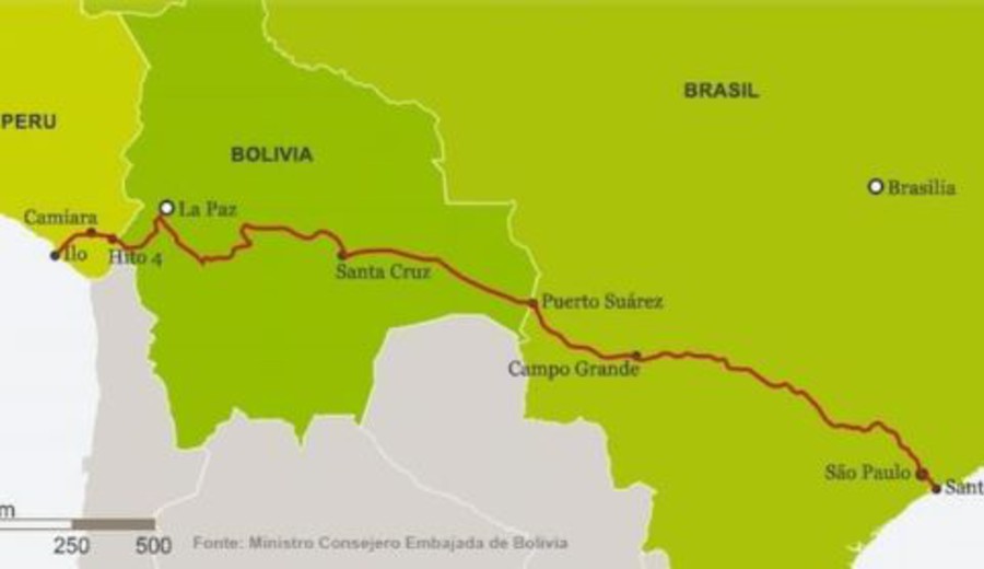 imagen de Avanza la construcción del Tren Bioceánico de Integración, que conectará dos océanos a través de cinco países