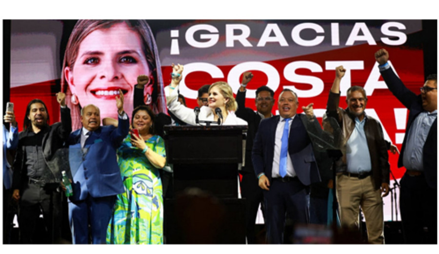 imagen de Laura Fernández, candidata del Gobierno, será la próxima presidenta de Costa Rica tras arrasar en primera vuelta