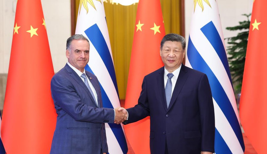imagen de Xi sostiene conversaciones con el presidente de Uruguay