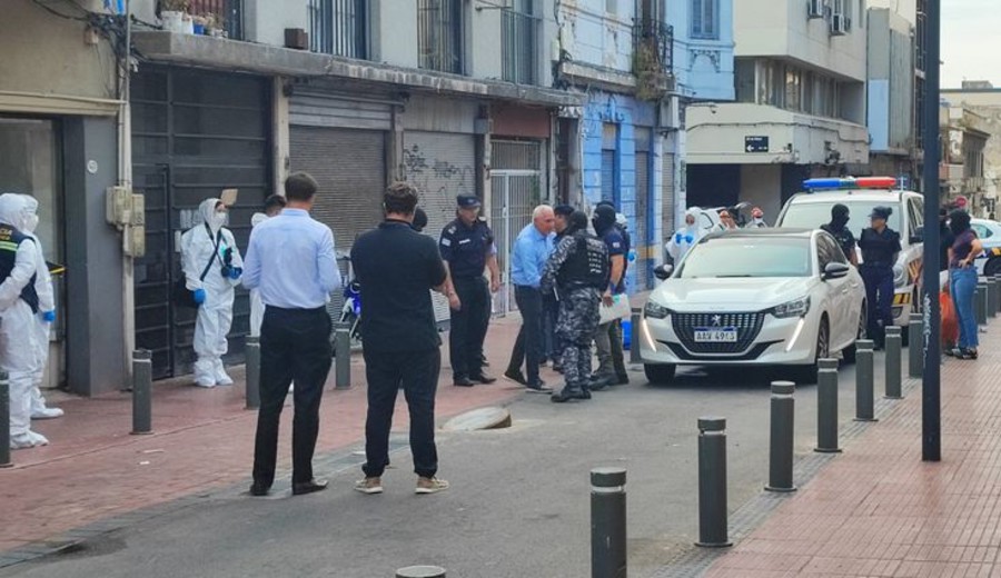 imagen de Carlos Negro sobre operativo en Ciudad Vieja: "podría haber sido el robo del siglo"