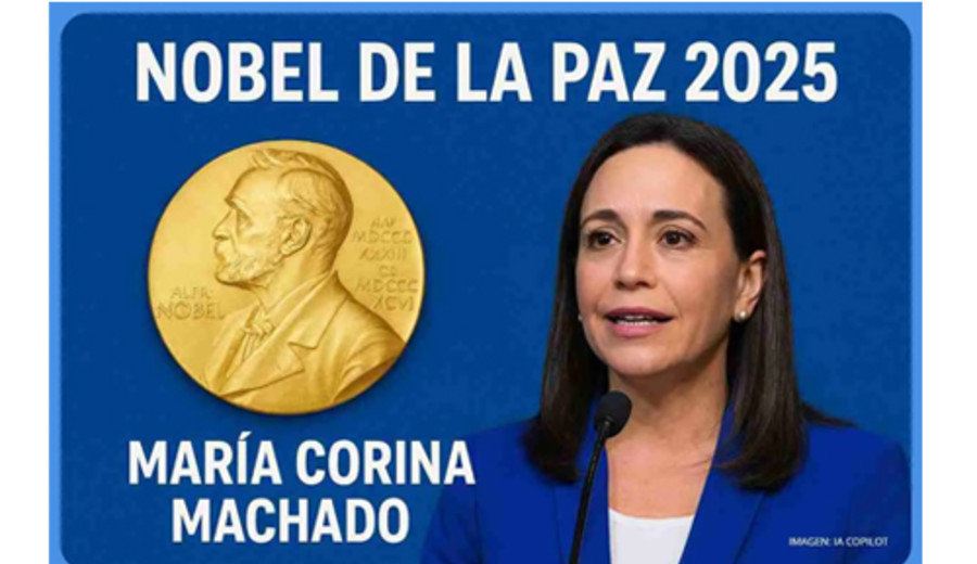 imagen de El Instituto Nobel confirma filtración del premio de María Corina Machado