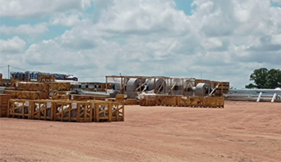 imagen de COFCO construye en Nueva Palmira planta de silos con capacidad para 26.500 toneladas