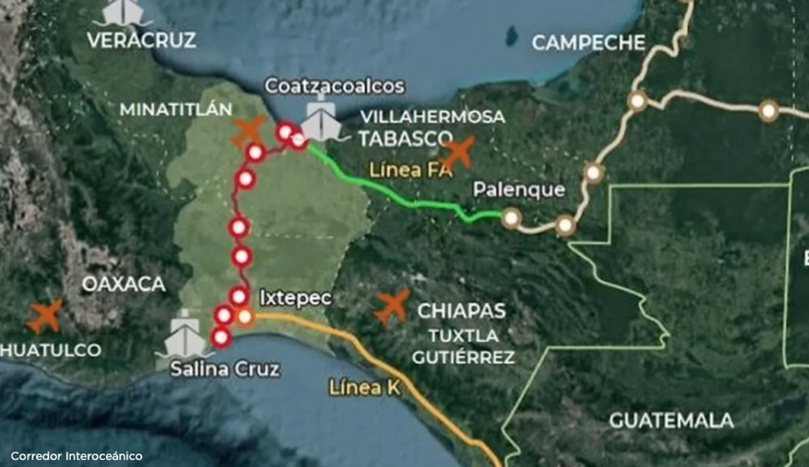 imagen de Corredor Interoceánico de México competirá contra el Canal de Panamá: moverá gas, carga y graneles desde y hacia la UE
