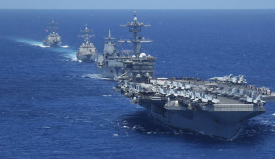 imagen de Trump dice que podría enviar un segundo portaaviones si fracasan las conversaciones entre EE. UU. e Irán