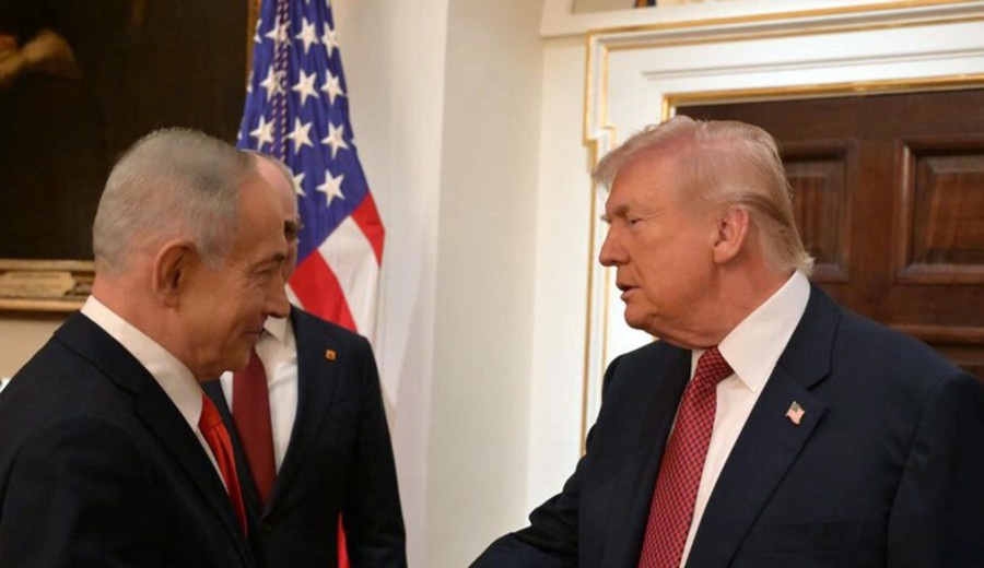 imagen de Trump con Netanyahu: desencuentros por Irán