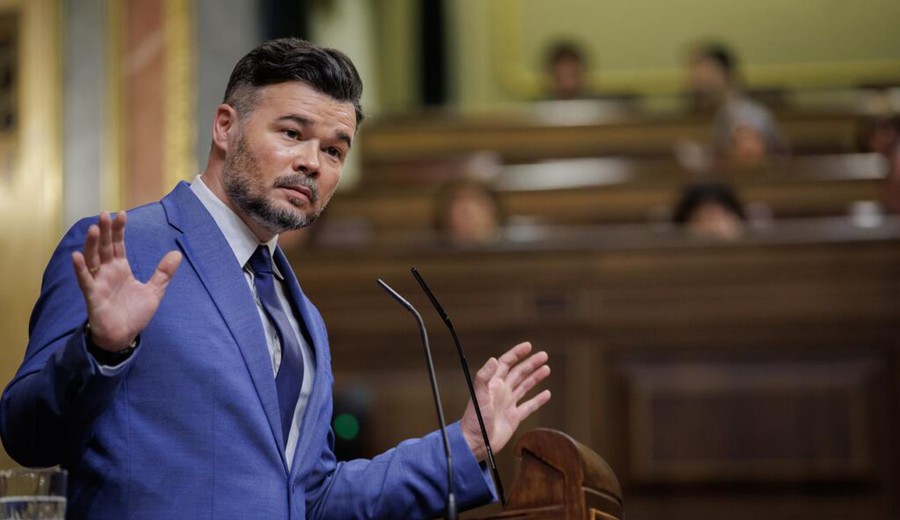 imagen de El diputado catalán Gabriel Rufián, de Esquerra Republicana, intenta unir partidos “a la izquierda” del PSOE