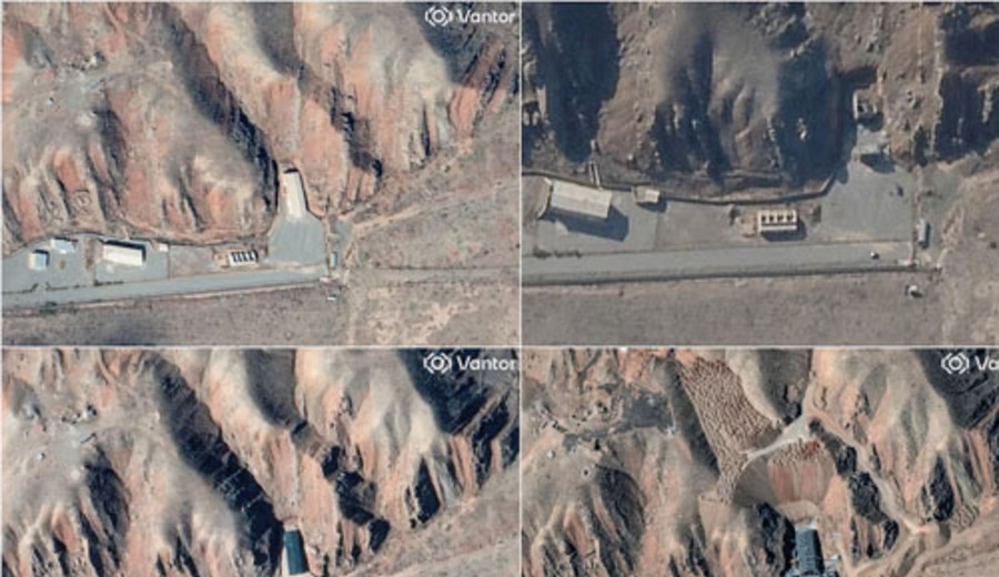 imagen de Imágenes satelitales revelan nuevas fortificaciones en sitios nucleares y bases de misiles del régimen iraní