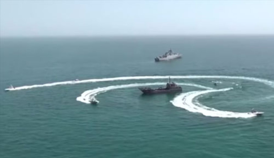 imagen de En medio de la tensión con EEUU, Irán y Rusia realizaron maniobras militares conjuntas en el golfo de Omán